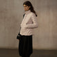 Lightweight hourglass silhouette down jacket | 3 color