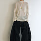 Cotton blend super-stylish oversized jeans