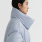Modern stand collar cropped down jacket | 3 color