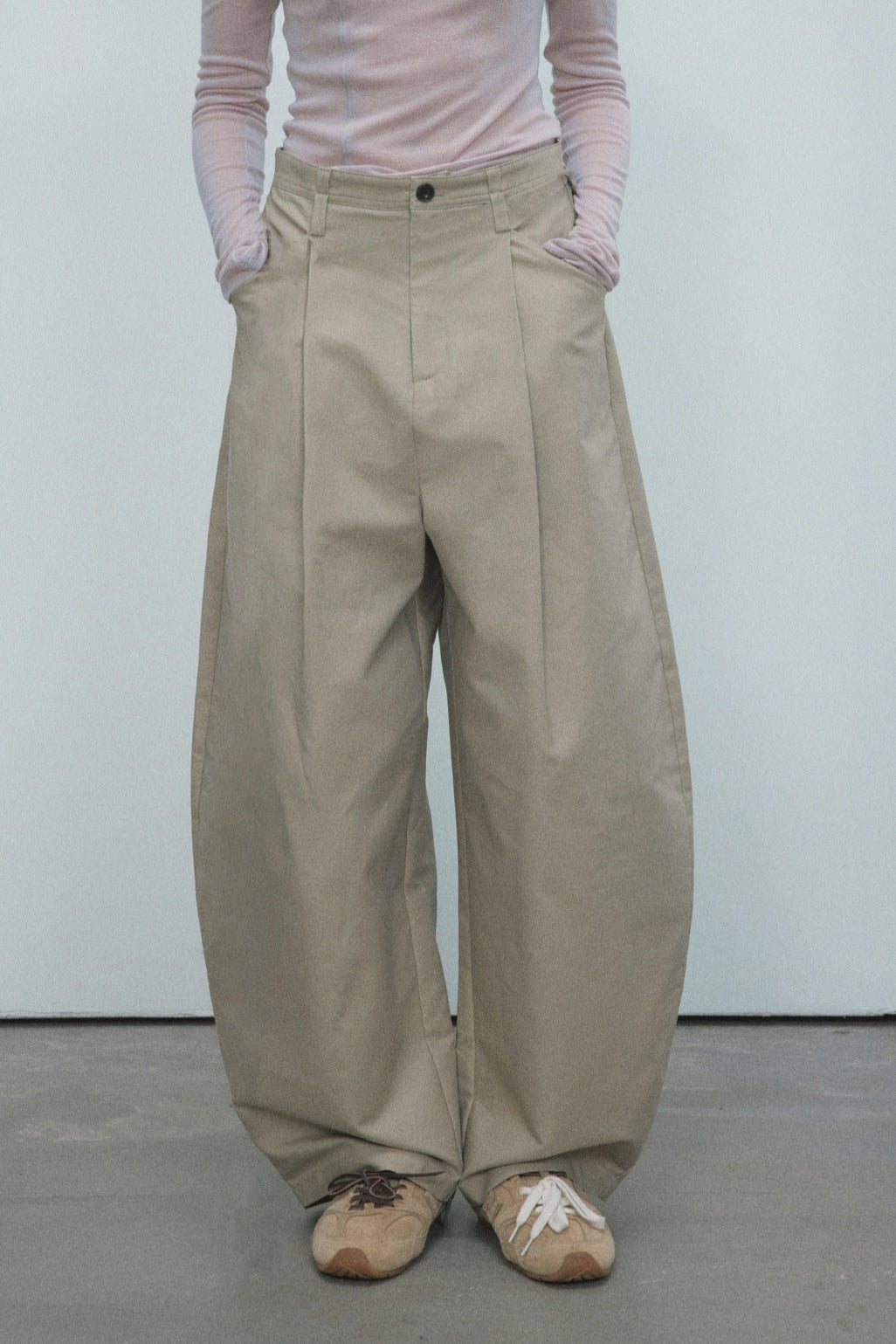 Pantalones anchos de algodón con forma de plátano | 4 colores