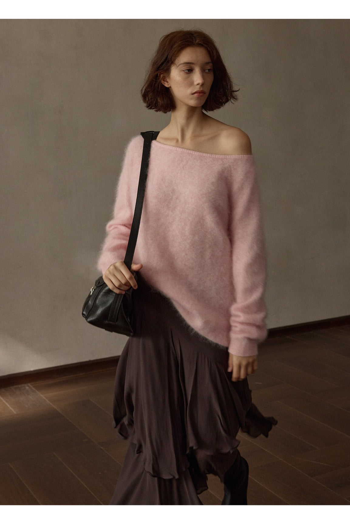 Soft wool-cashmere-silk pullover sweater | 3 color