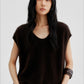 Wool blend long-hair soft V-neck vest | 3 color