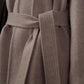 Wool-silk-angora double-faced fabric robe stule coat | 3 color