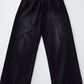 100% cotton straight-leg seams washed jeans | 2 color