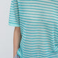 Breathable lightweight striped T-shirt | 3 color