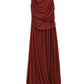 Asymmetric pleated drape tank dress | 3 color