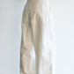 Cotton blend banana silhouette pants with a belt | 2 color