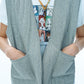 Wool blend filling quilted vest | 3 color