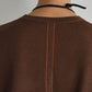 Wool blend back lines loose fit knitwear | 6 color
