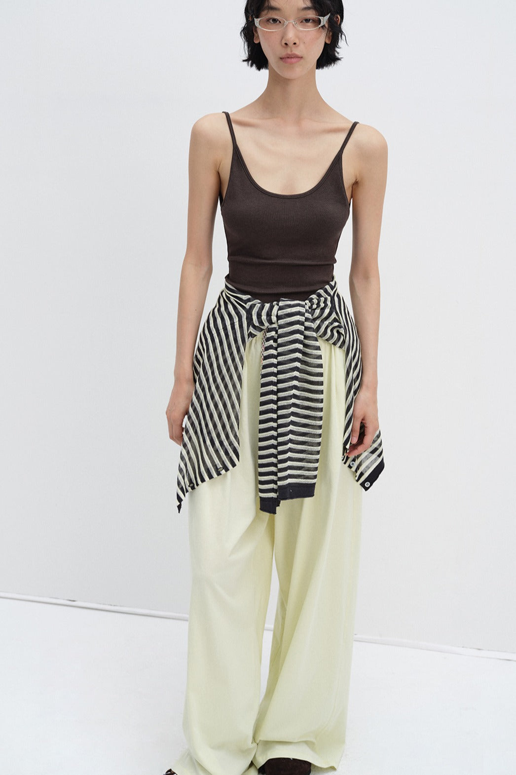 Lightweight sheer striped cardigan | 3 color