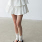 Cotton blend cute mini skirt pants | 4 color