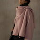 Wool-silk-angora double-faced jacket scarf collar | 4 color