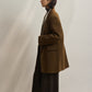 100% wool mid-length spacious jacket | 4 color