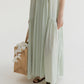 Lyocell blend voluminous airy maxi sleeveless dress | 4 color