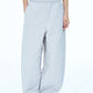 Wool-cotton filling cozy quilted loose pants | 4 color