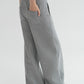 Stylish drape relaxed long sweatpants | 2 color