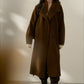 Wool & alpaca double-side fabric stand collar overcoat | 4 color