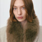 Fox fur fluffy soft touch scarf | 3 color