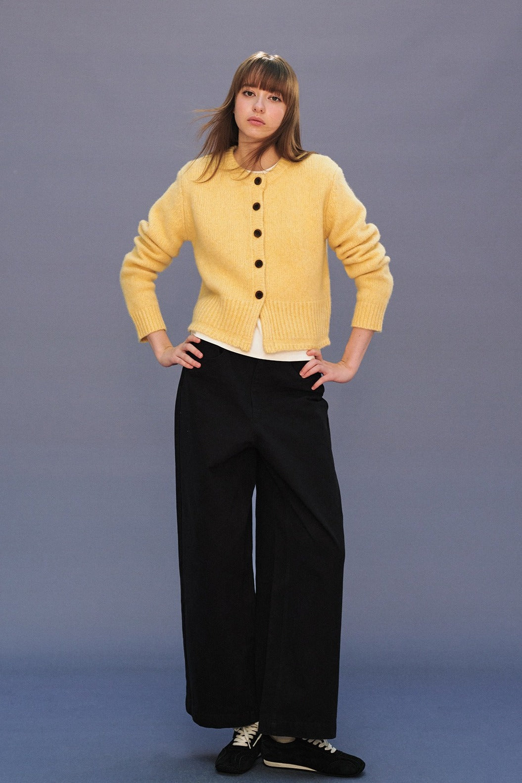 100% cotton straight-leg pants | 3 color