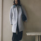 Wool blend PU collar coat | 2 color