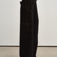Cotton blend ultra-wide-leg silhouetted jeans | 2 color