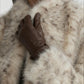 Plush leopard faux-fur boxy cut jacket