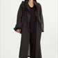 Minimalist style drape trench coat | 2 color