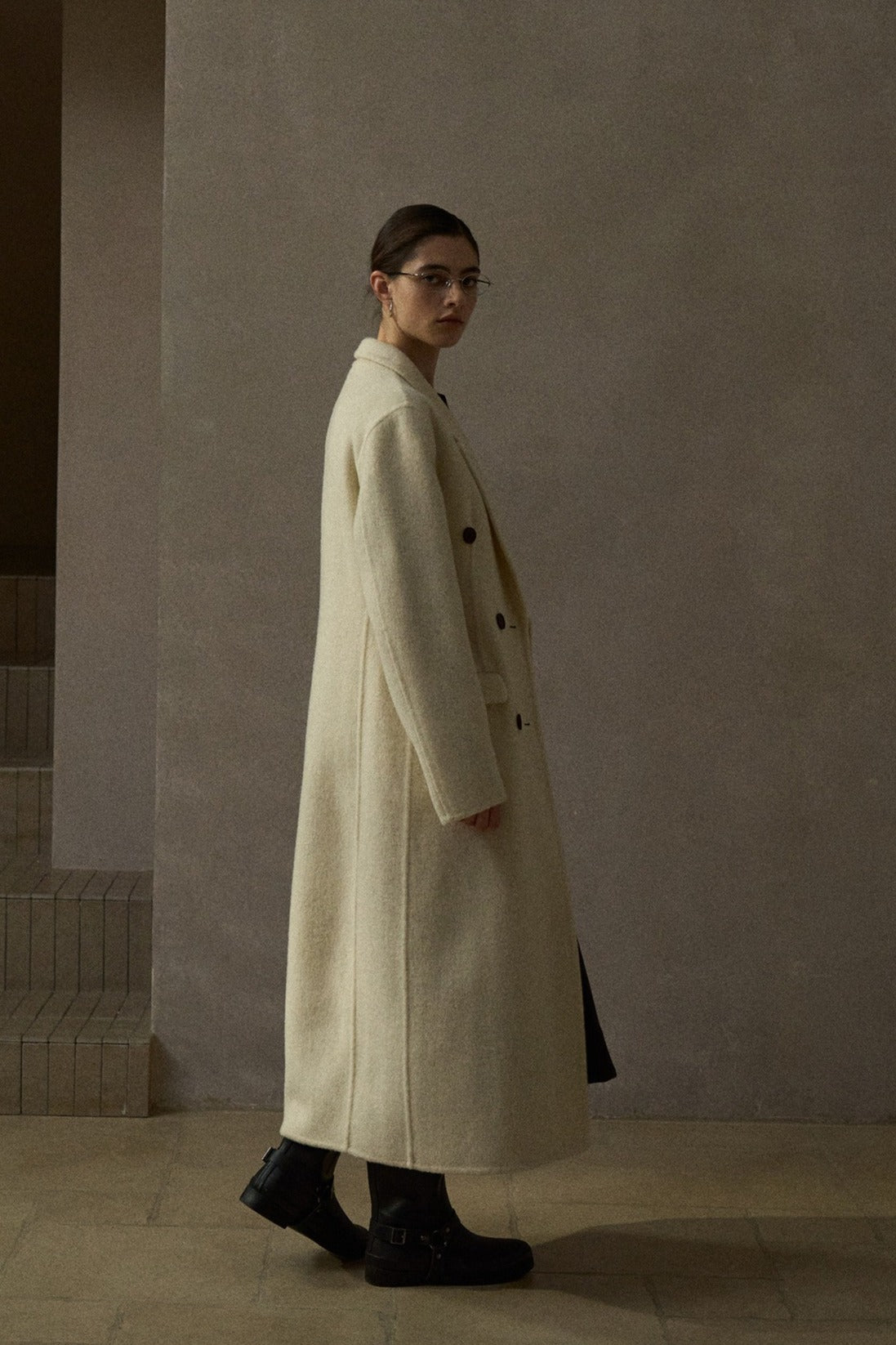 Manteau polyvalent à coupe droite 100 % laine | 4 couleurs