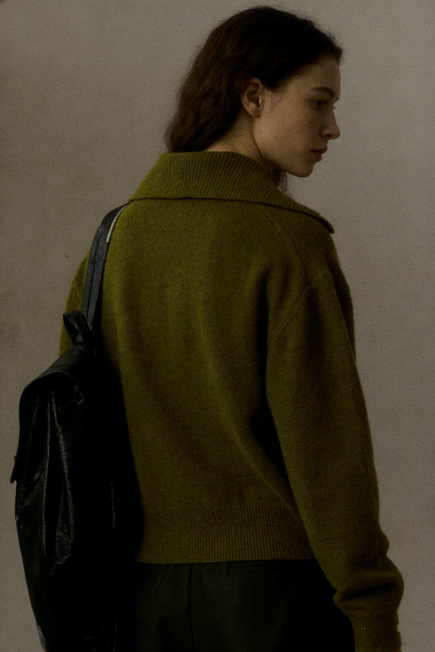 100% wool turtleneck warm sweater | 2 color