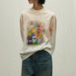 100% cotton playful graffiti print T-shirt