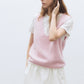 100% wool rolled edge v-neck vest | 4 color