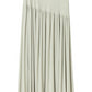 Lyocell blend soft touch flowy pleated skirt | 4 color