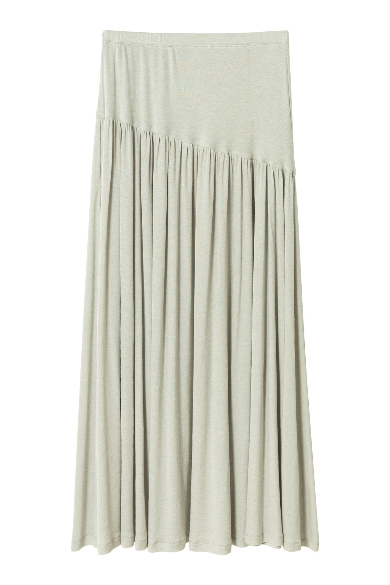 Lyocell blend soft touch flowy pleated skirt | 4 color