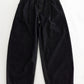Cotton blend ultra-wide-leg silhouetted jeans | 2 color