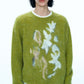 Alpaca blend soft and cozy jacquard sweater | 4 color