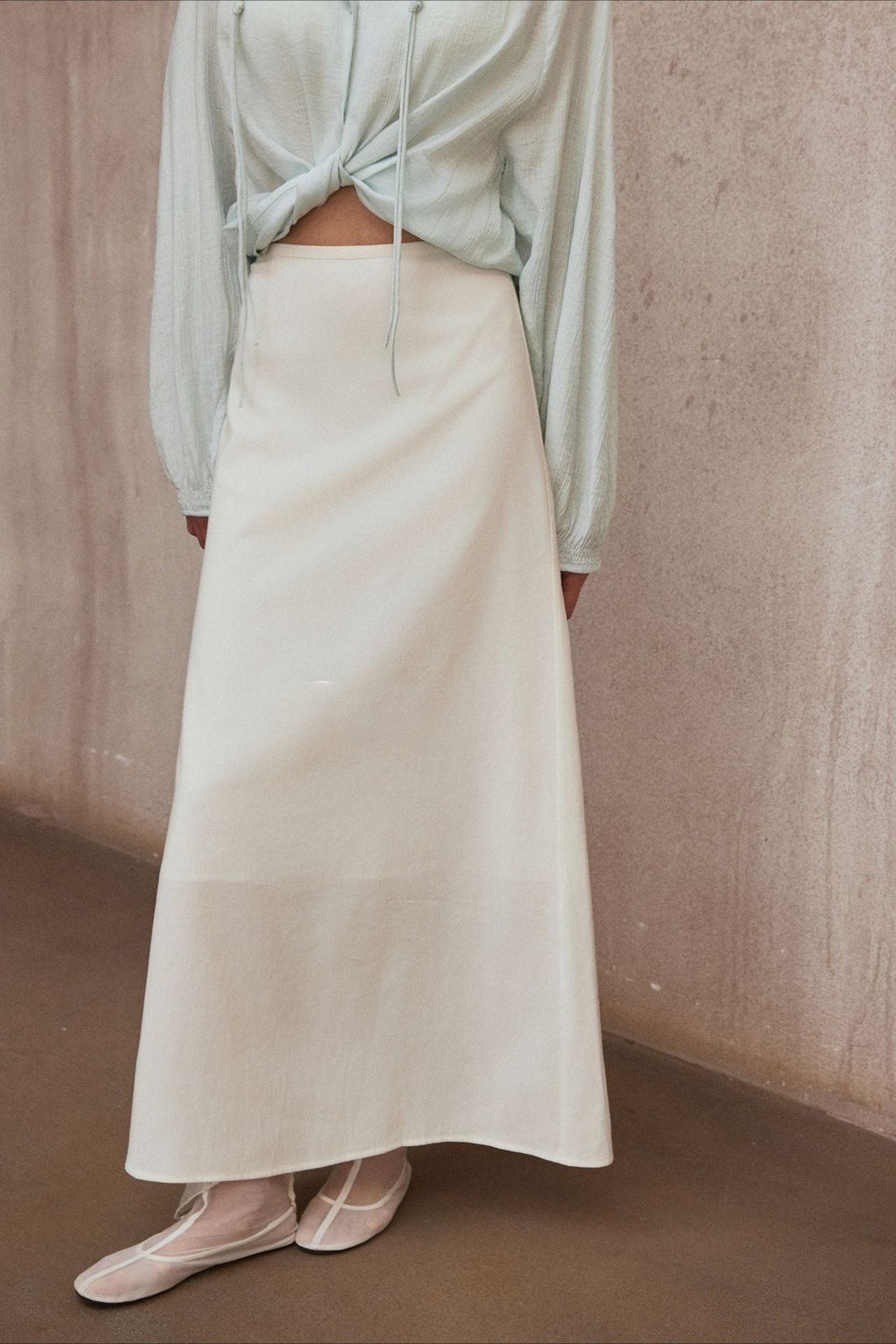 Grace | Falda evasé limpia | 3 colores