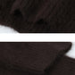 Wool blend soft long hair loose-fit V-neck sweater | 3 color