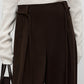 Practical wide-leg A-line pants | 2 color