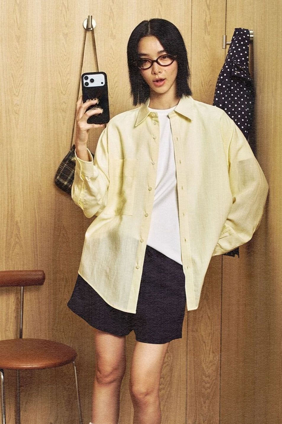 Tencel-linen loose shirt | 5 color
