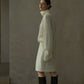 Mohair blend stacked high neck cozy loose sweater | 4 color