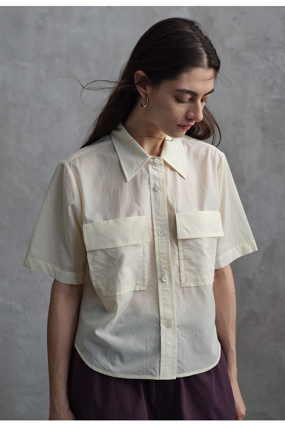 Viscose-cotton blend shirt | 4 color