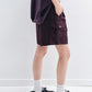 Cotton blend pockets shorts with a belt | 3 color