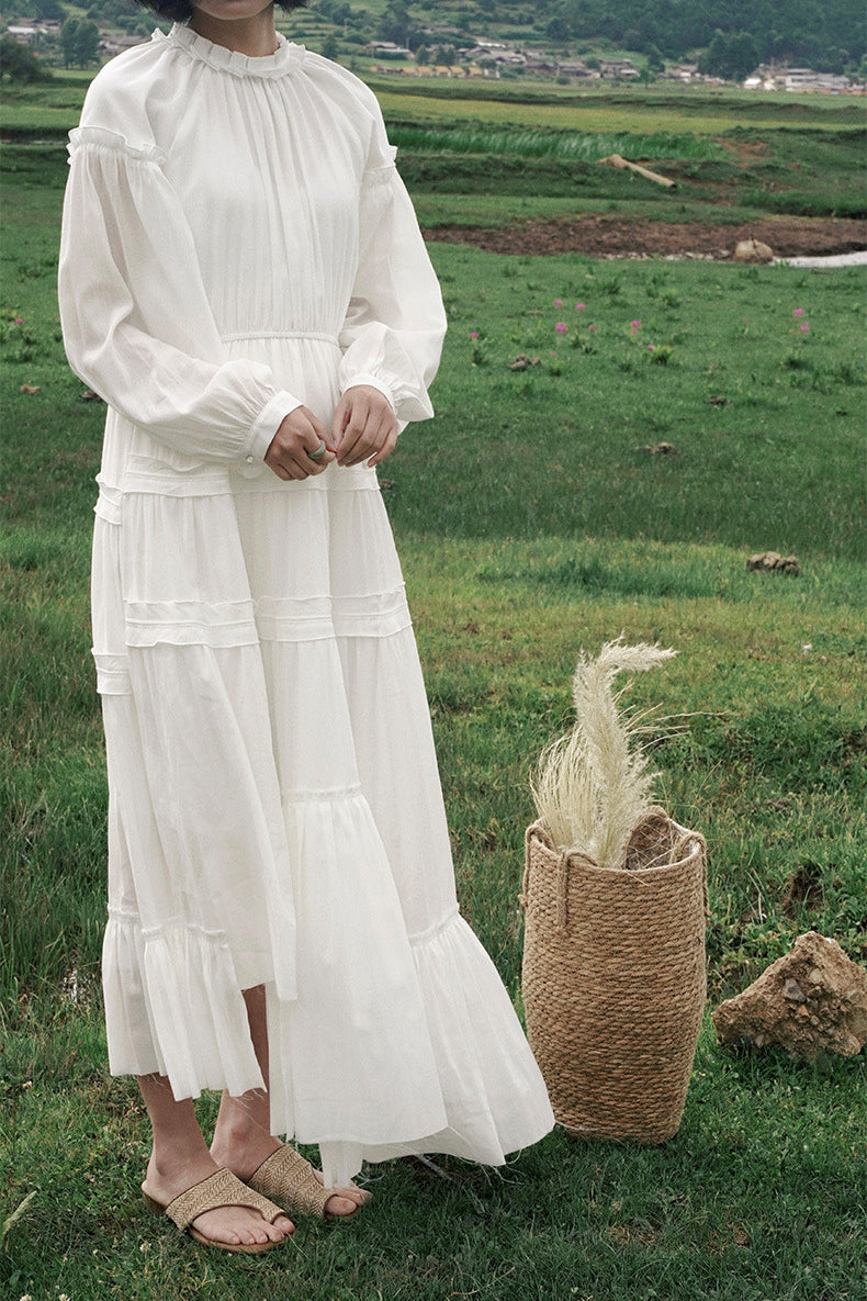 Fields-and-gardens maxi dress | 3 color