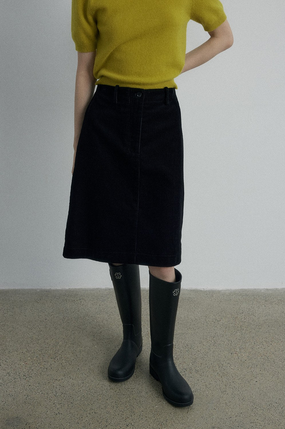 100% cotton corduroy skirt | 5 color