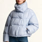 Modern stand collar cropped down jacket | 3 color