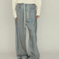 Jean taille élastique en coton tencel | 2 couleurs