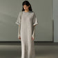 Ultra-relaxed oversized wool-yark dress | 4 color