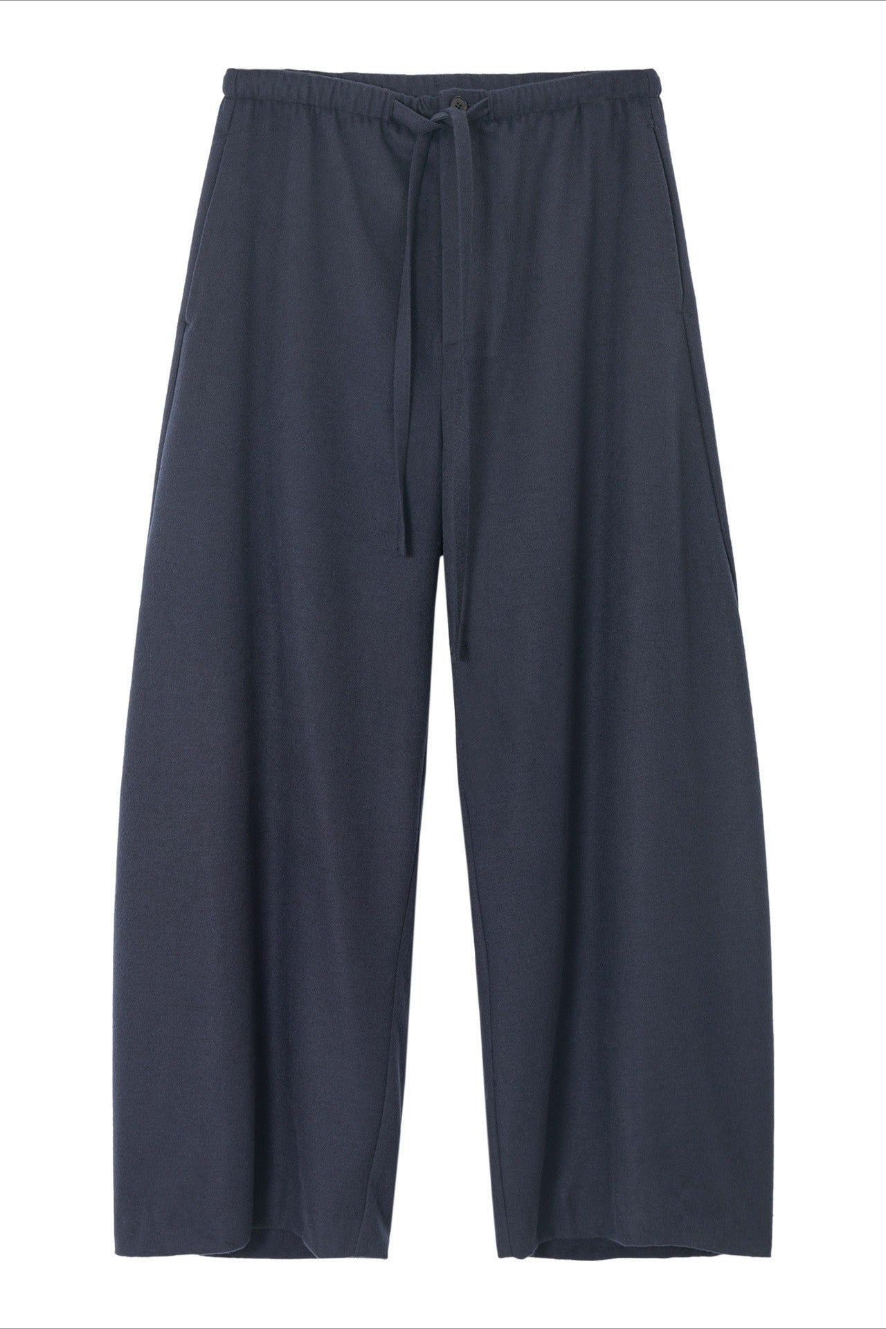 Languid wide-leg scimitar curve pants | 2 color