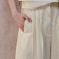 Cotton blend linen relaxed-fit pants | 3 color