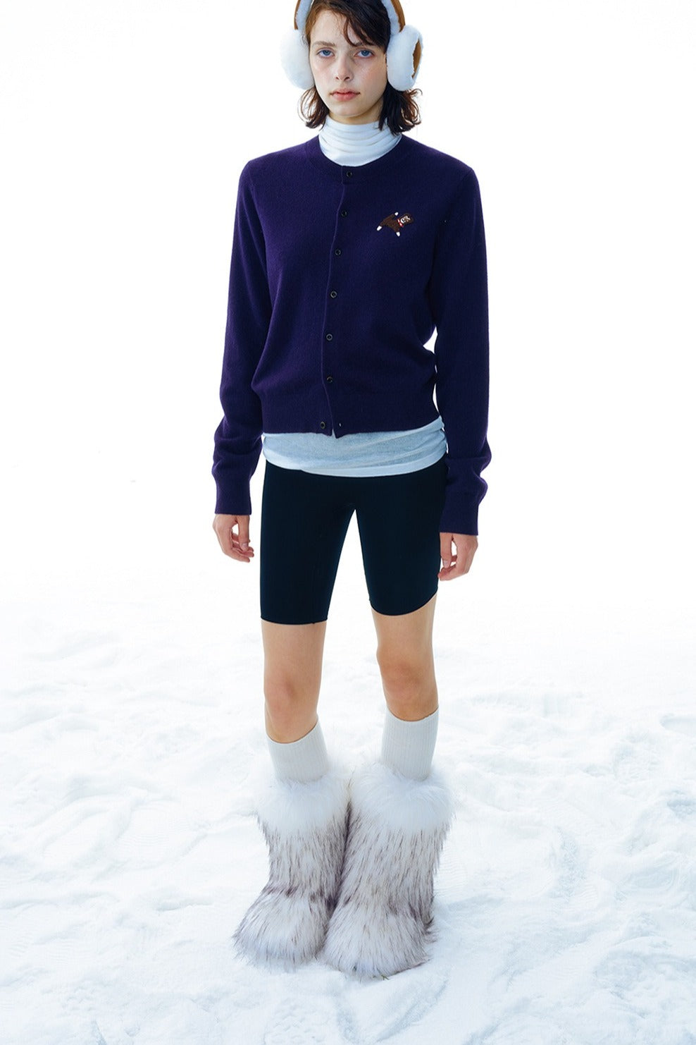 100% wool dog pattern sweater | 6 color